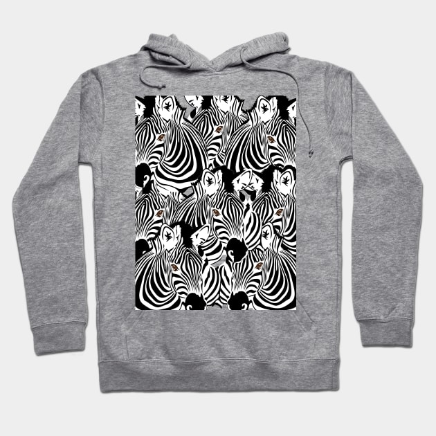 ZEBRA MAZE Hoodie by Dot68Dreamz